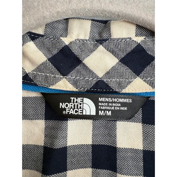 The North Face Men’s Gingham Check Button Down Cotton Shirt Size Medium - Picture 4 of 5
